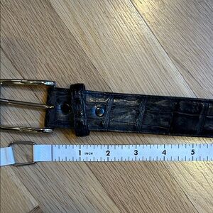 Genuine Caiman Belt